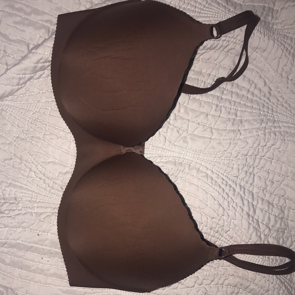 Victoria secret brown bra size 34DD lightly lined Demi bra